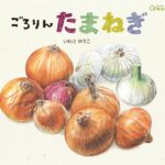 『ごろりんたまねぎ』食育にもちょうどいい、楽しくかわいく美しい絵本です。